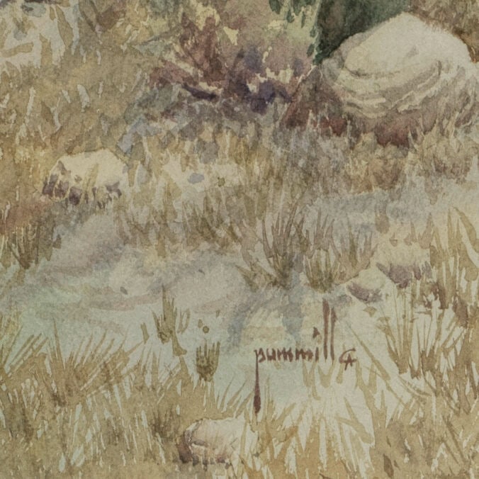 Robert Pummill (born 1936) Dining at the Club and Lost Trail (group of two) first 15 1/4 x 21 1/... - 5