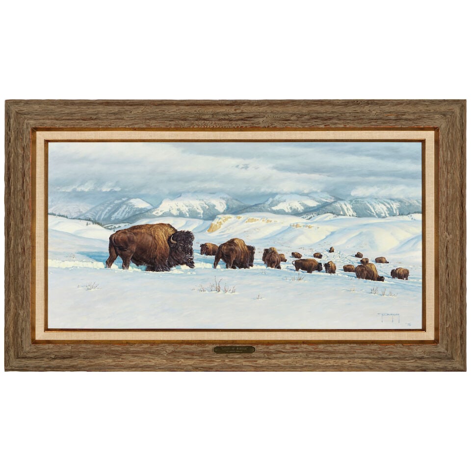 Robert Duncan (born 1952) Lords of Winter 20 x 40 in. (Painted in 1976.) - 3