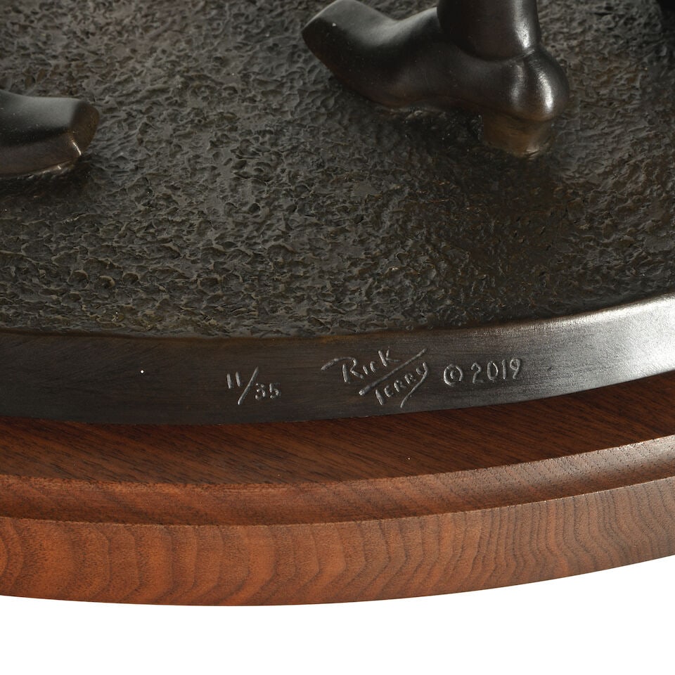 Rick Terry (born 1957) 'O.K.' Corral 19 1/2 in. high - 2