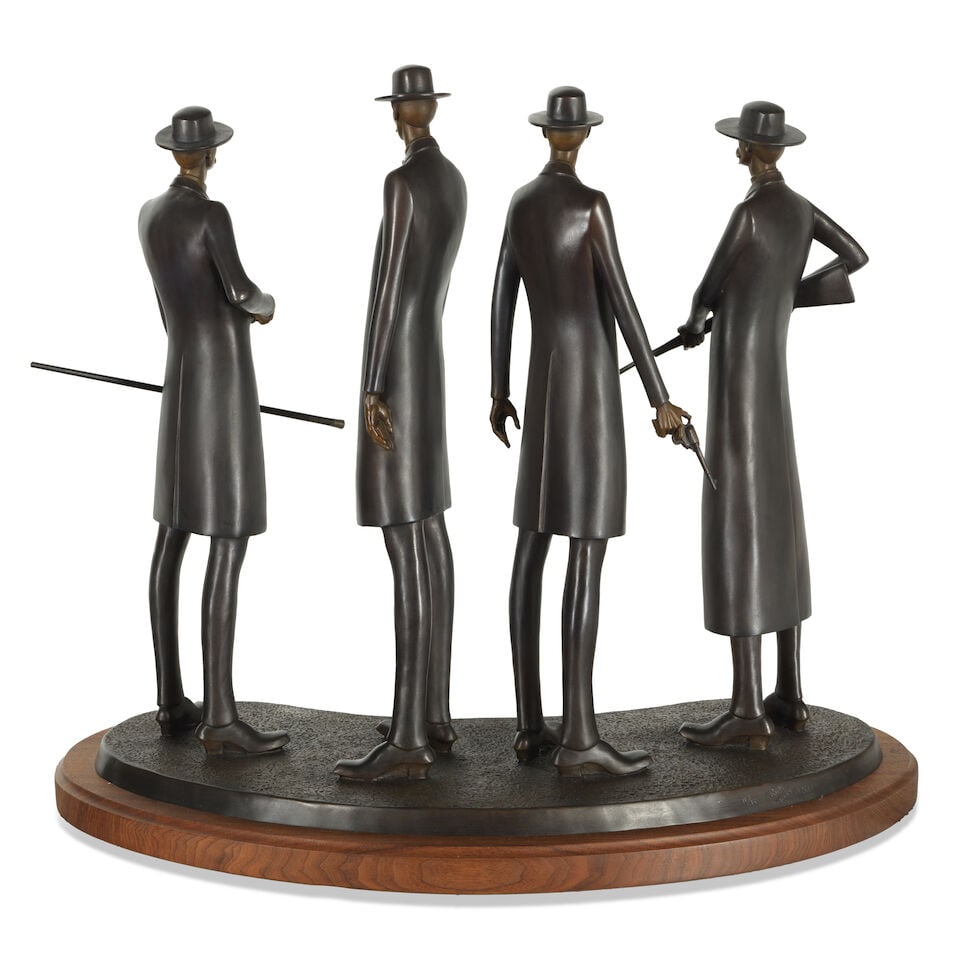 Rick Terry (born 1957) 'O.K.' Corral 19 1/2 in. high - 5