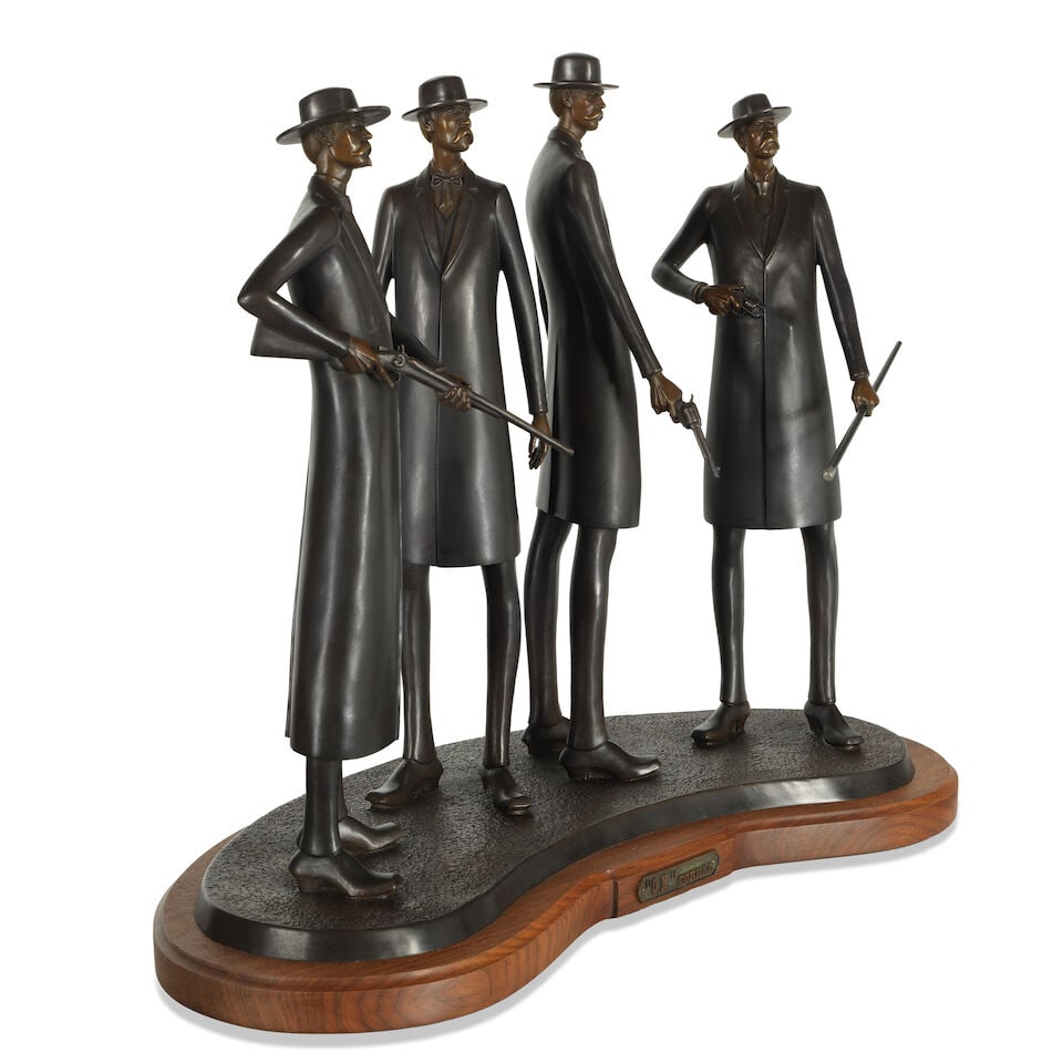 Rick Terry (born 1957) 'O.K.' Corral 19 1/2 in. high - 6