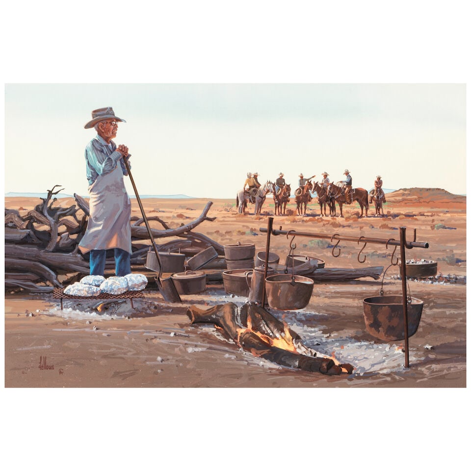 Fred Fellows (born 1934) 40 Years a Cowboy, 20 Years a Cook (Ramon Hartnett - 06 Ranch) sight 19... (1 of 4)