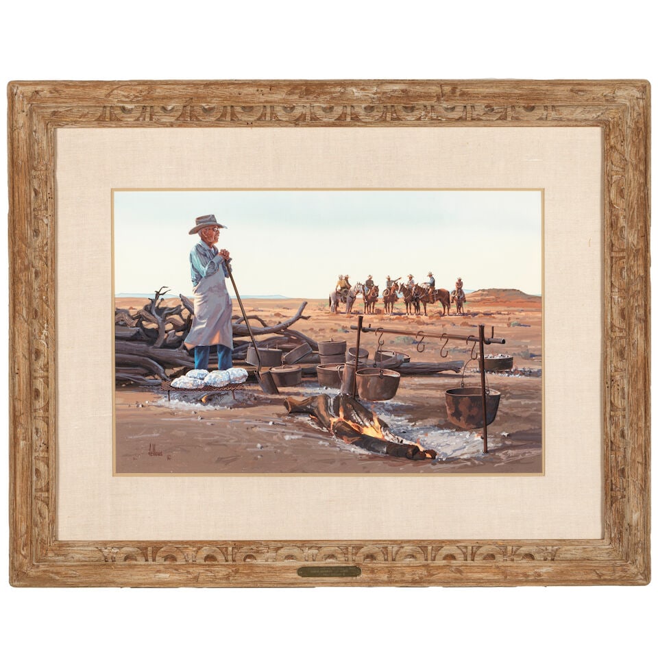 Fred Fellows (born 1934) 40 Years a Cowboy, 20 Years a Cook (Ramon Hartnett - 06 Ranch) sight 19... - 2