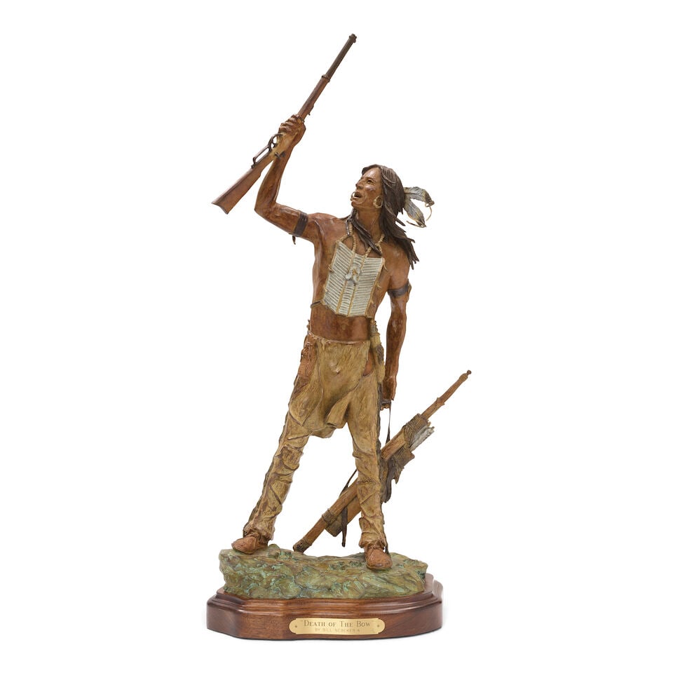 Bill Nebeker (born 1942) Death of the Bow 26 1/2 in. high (1 of 5)