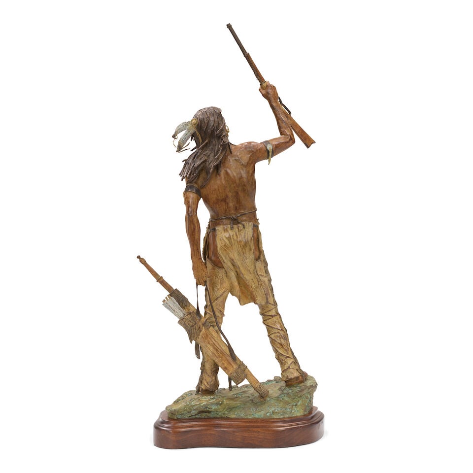 Bill Nebeker (born 1942) Death of the Bow 26 1/2 in. high - 3