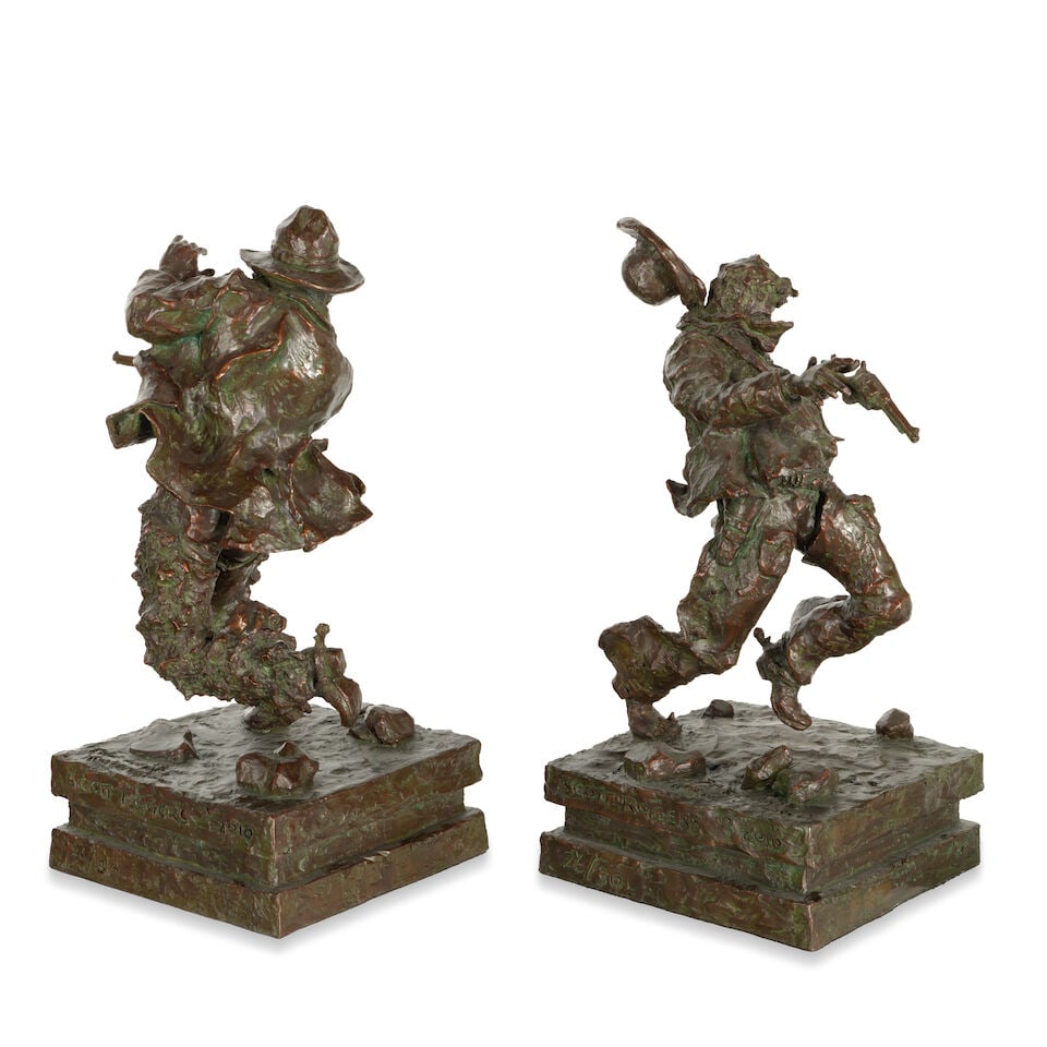 Scott Rogers (born 1960/1) The Law Remembers and Fate Has Been Suffered (a group of two) each 18... - 8