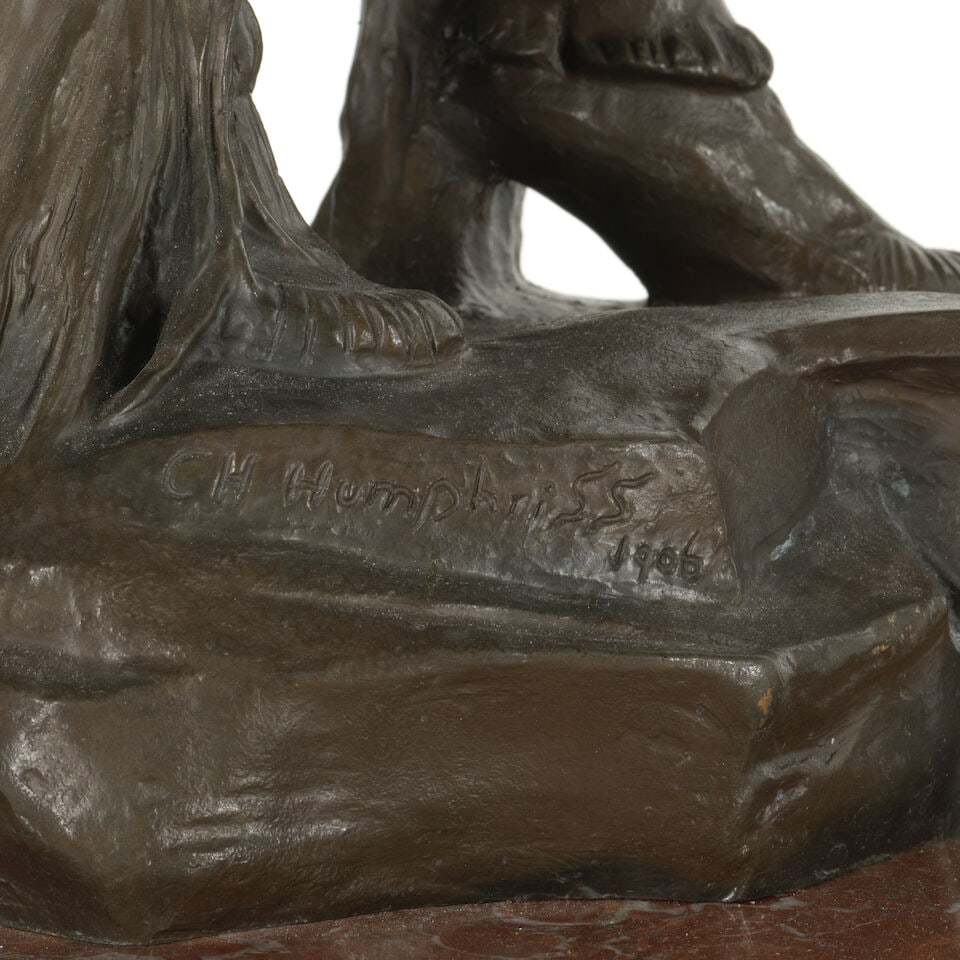 After Charles Henry Humphriss Appeal to the Great Spirit 28 1/4 in. high - 2