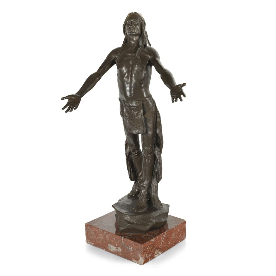 After Charles Henry Humphriss Appeal to the Great Spirit 28 1/4 in. high - 4