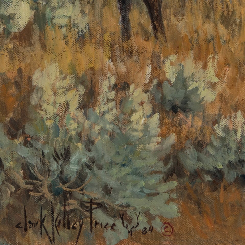 Clark Kelley Price (born 1945) Planning the Day 22 x 28 in. (Painted in 1984.) - 6