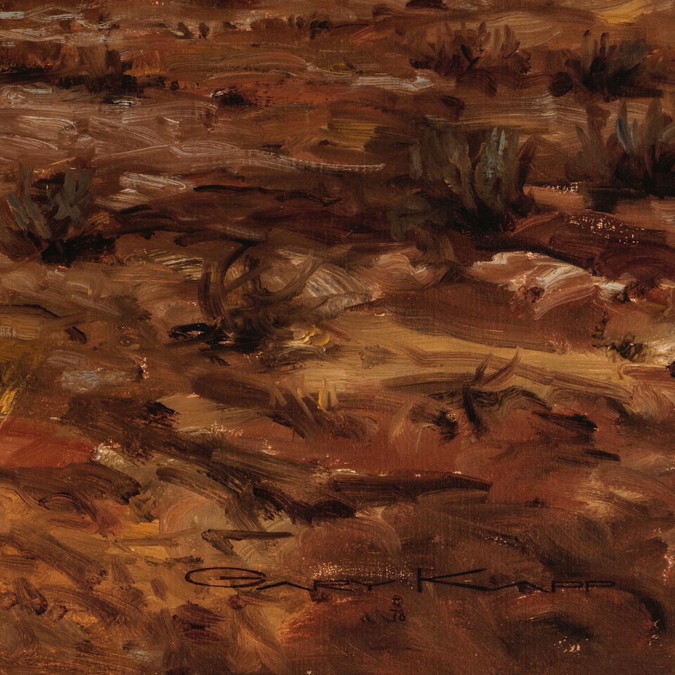 Gary Kapp (born 1942) Morning Stage 24 x 36 in. (Painted in 1978.) - 3