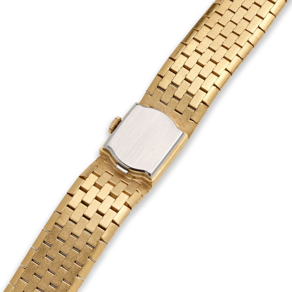 OMEGA. A GOLD PLATED MANUAL WIND BRACELET WATCHRef: H5360, c. 1974 - 2