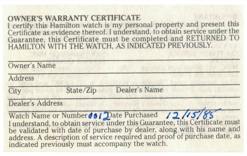 [NO RESERVE] HAMILTON. A LIMITED EDITION STAINLESS STEEL AND 18K WHITE GOLD PLATED QUARTZ WRISTW... - 2