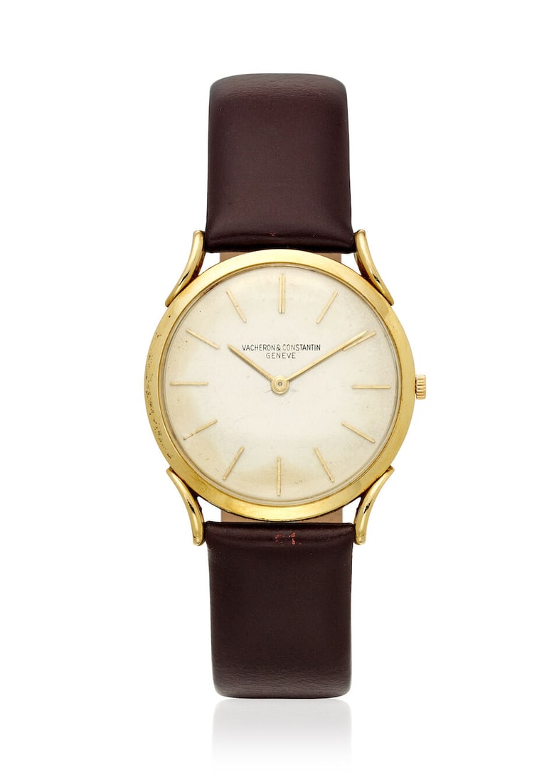 VACHERON CONSTANTIN. AN ULTRA THIN 18K GOLD MANUAL WIND WRISTWATCHRef: 4961, c. 1960s (1 of 1)
