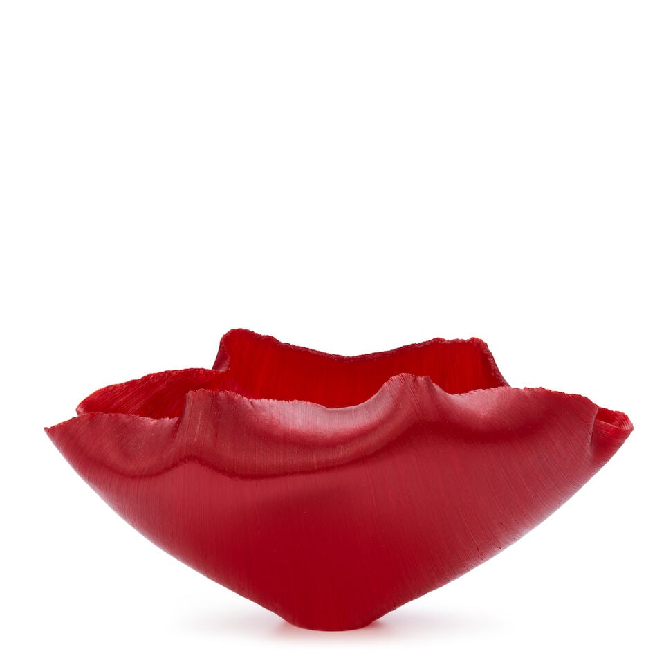 TOOTS ZYNSKY (B. 1951) 'BACCA MIZIMAH' first quarter 21st century, filet de verre fused and ther... (1 of 8)