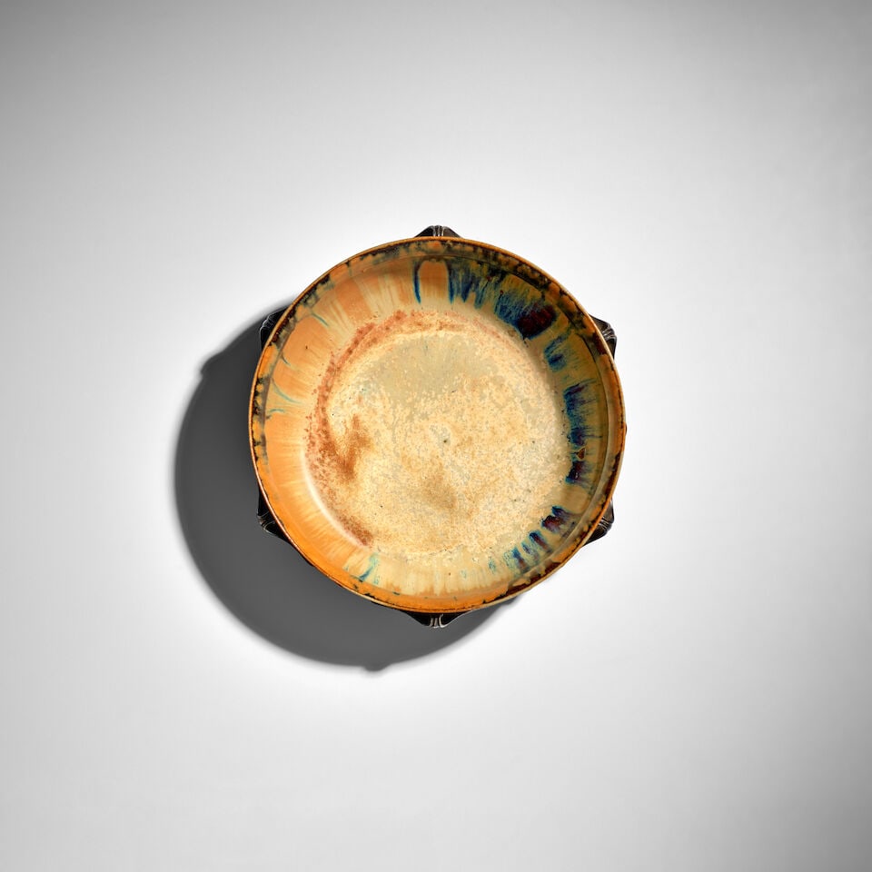 AUGUST DELAHERCHE (1857-1940) AND LUCIEN BONVALLET (1861-1919) SILVER-MOUNTED BOWL Paris, France... - 3