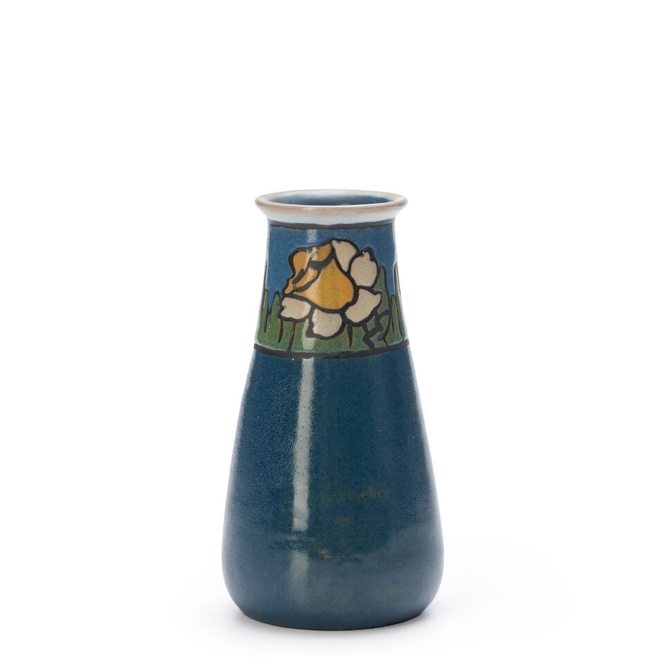 SATURDAY EVENING GIRLS VASE DECORATED WITH NARCISSUS Boston, Massachusetts, early 20th century, ... (1 of 3)