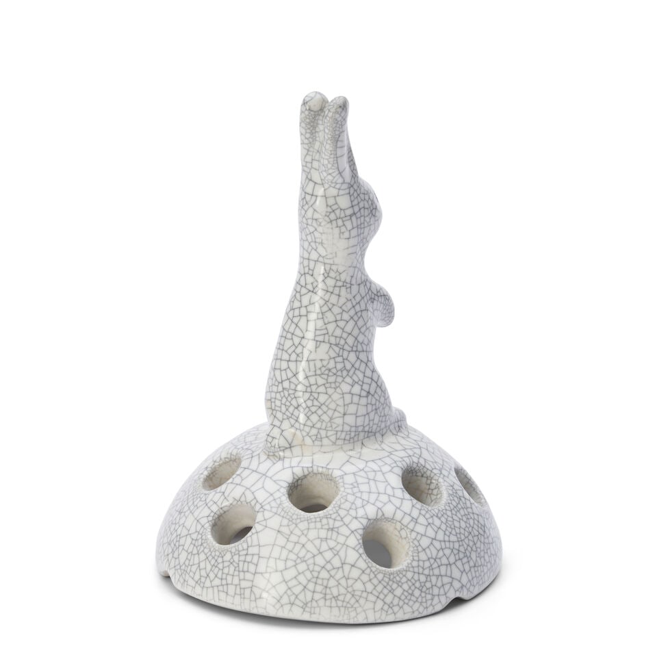 DEDHAM POTTERY 'BUNNY' FLOWER HOLDER Dedham, Massachusetts, 1929-1943, glazed stoneware, post-19... - 3