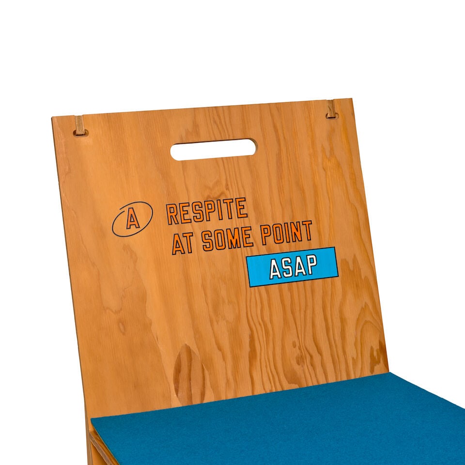 LAWRENCE WEINER (1942-2021) A RESPITE AT SOME POINT ASAP, 2015Polychrome digital printing with v... - 3