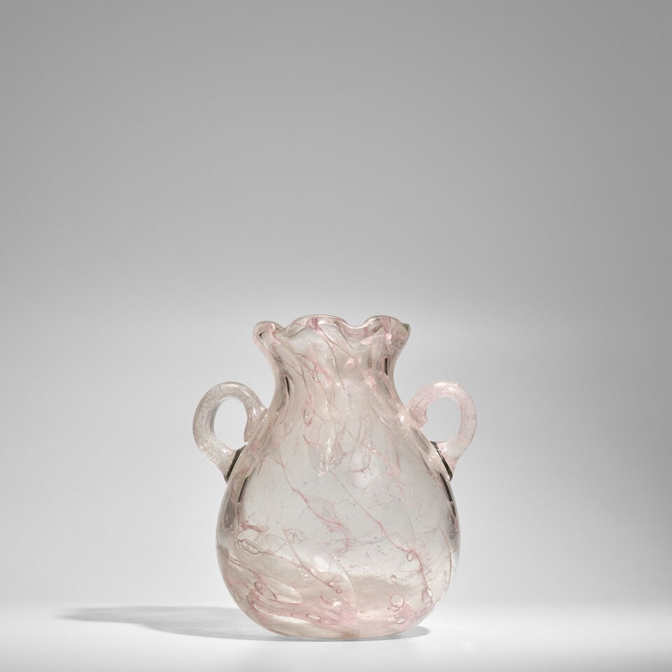 ERCOLE BAROVIER (1889-1974); ATTRIBUTED TO Large Vasecirca 1938for Ferro Toso Barovier, blown, i... (1 of 3)