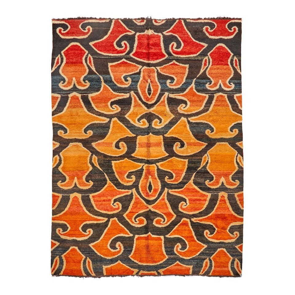 EUROPEAN ART DECO CARPET 8 ft. 4 in. x 11 ft. 6 in. (1 of 3)