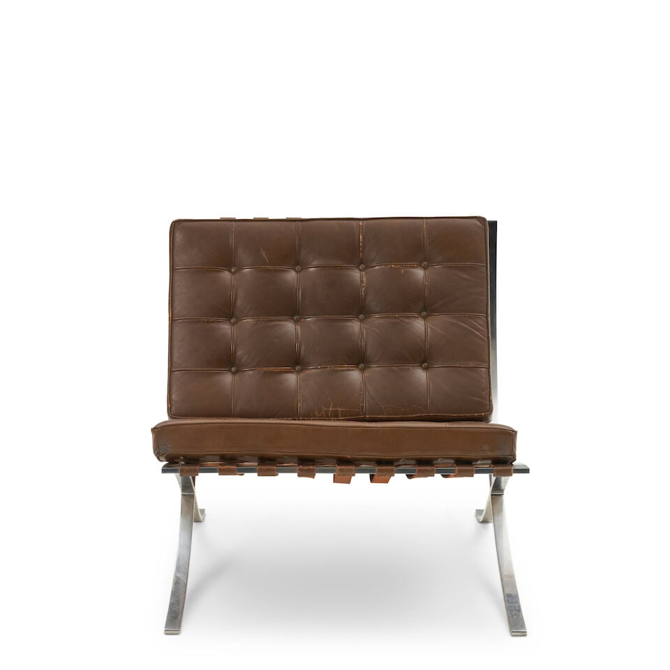 LUDWIG MIES VAN DER ROHE (1886-1969) FOR KNOLL ASSOCIATES 'BARCELONA' CHAIR United States, desig... - 4