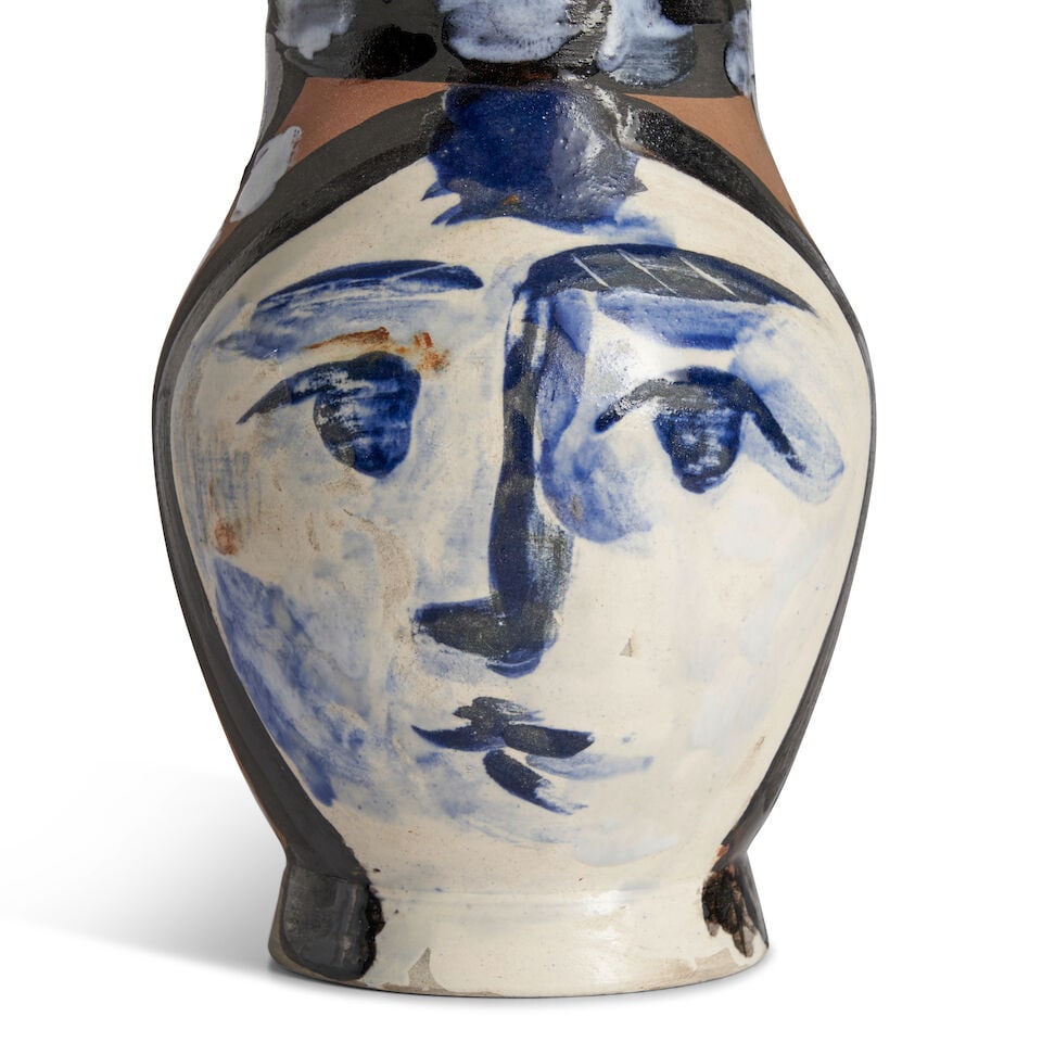 PABLO PICASSO (SPANISH, 1881-1973) Tête peinte (Ramié 212) Conceived in 1953 and execu... - 3