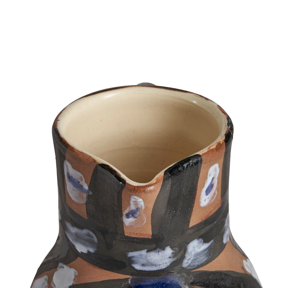 PABLO PICASSO (SPANISH, 1881-1973) Tête peinte (Ramié 212) Conceived in 1953 and execu... - 4