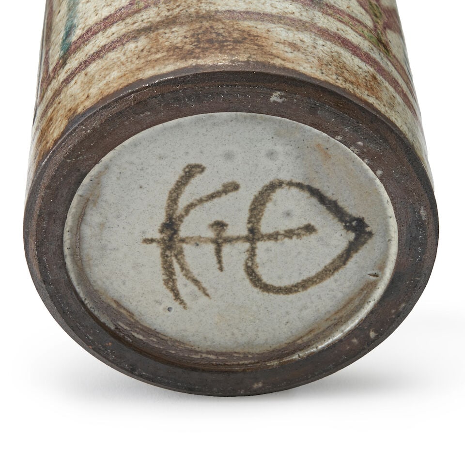 SIX GUSTAVE REYNAUD (1915-1972) VESSELS Vallauris, France, c. 1960 glaze ceramic, casserole, pai... - 2