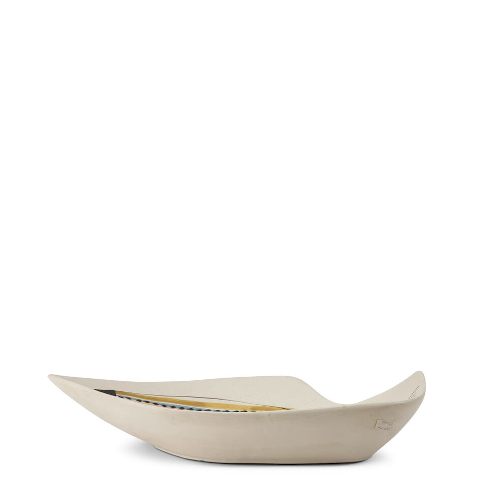 ROGER CAPRON (1922-1998) FISH PLATE Vallauris, c. 1960, glazed ceramic, painted mark 'Capron,' l... - 4