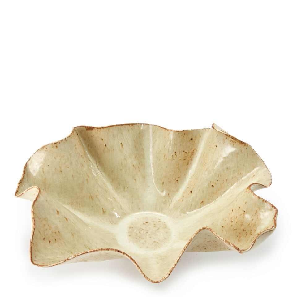 MID-CENTURY MODERN FREE-FORM BOWL probably France, c.1960, glazed ceramic, signed 'Leonne RC,' a... - 3