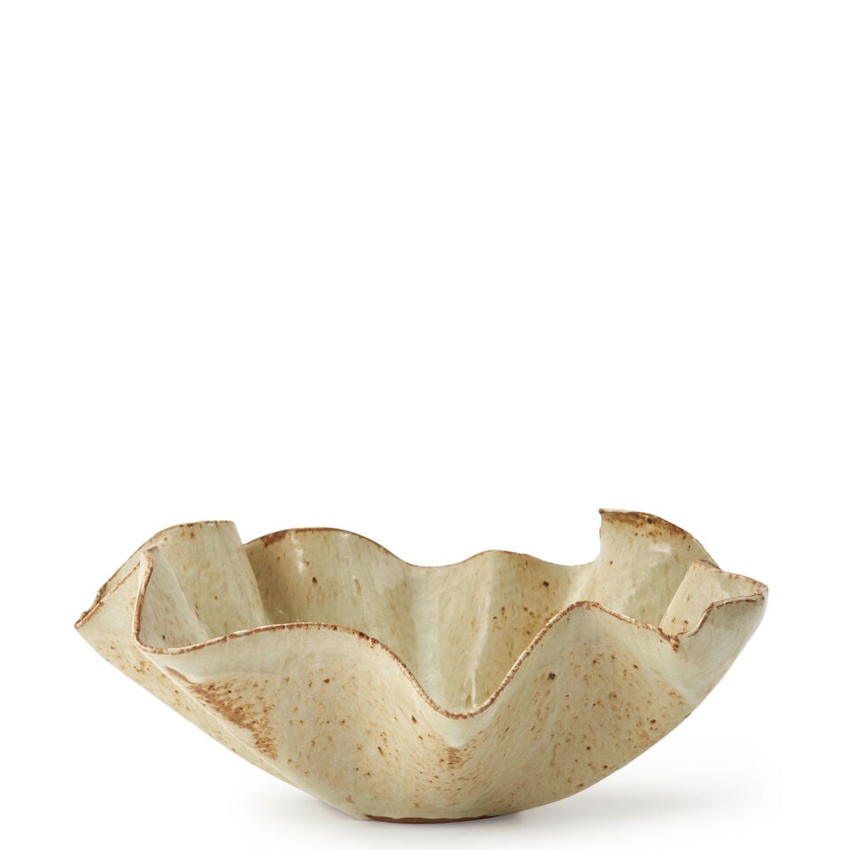 MID-CENTURY MODERN FREE-FORM BOWL probably France, c.1960, glazed ceramic, signed 'Leonne RC,' a... - 4