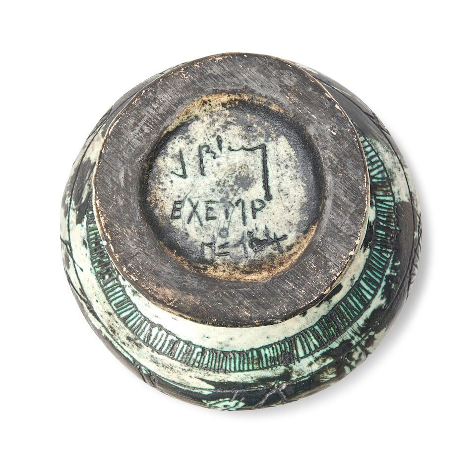 JACQUES BLIN (1920-1995) VASE France, c. 1955, glazed ceramic, incised mark 'J Blin Exemp No. 15... - 2