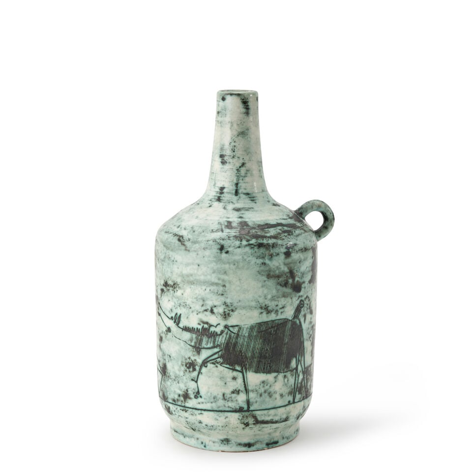 JACQUES BLIN (1920-1995) TABLE LAMP BASE France, c. 1960, glazed ceramic, pre-firing hole for el... (1 of 3)