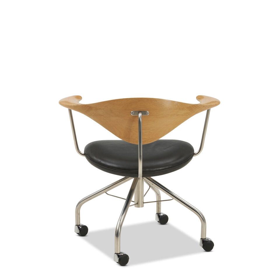 HANS J. WEGNER (1914-2007) FOR PP MOBLER PP502 SWIVEL CHAIR Denmark, designed 1955, produced 200... - 3