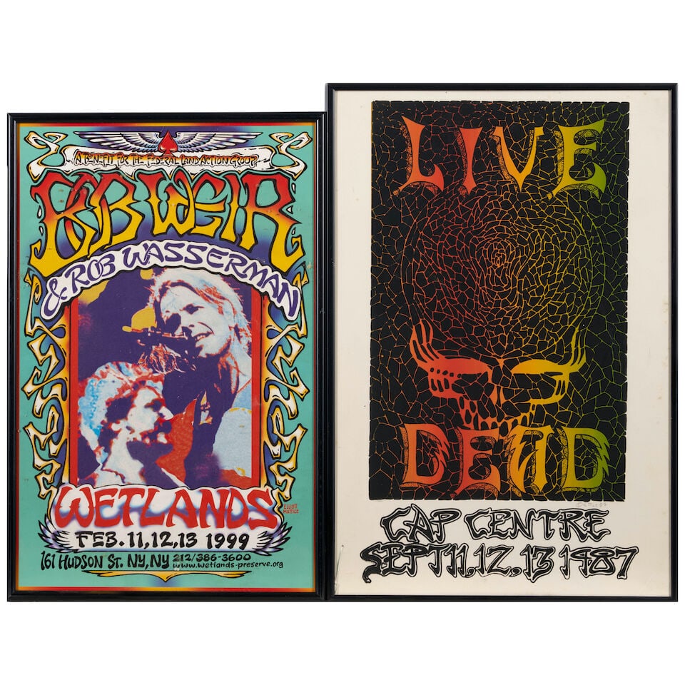 COLLECTION OF GRATEFUL DEAD POSTERS, HANDBILLS AND EPHEMERA Posters include 1966 Graham Presents... - 2