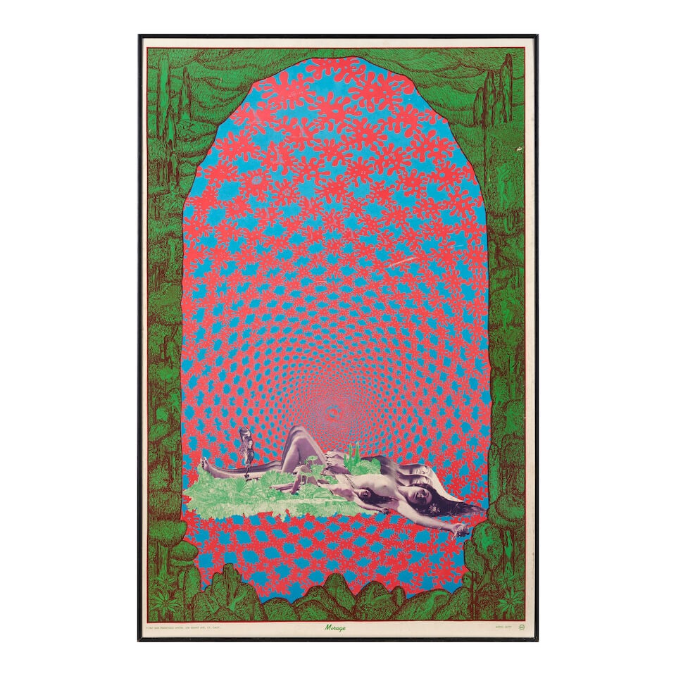 COLLECTION OF GRATEFUL DEAD POSTERS, HANDBILLS AND EPHEMERA Posters include 1966 Graham Presents... - 5