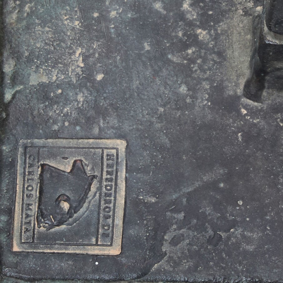 CARLOS MATA (1949-2008) 'TORO' Spain, late 20th century, bronze, impressed artist's stamp and fo... - 2