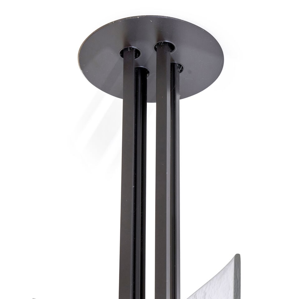 VENINI 'TAZEBAO GRAND SCULPTURE' CHANDELIER Murano, Italy, late 20th century, glass, enameled st... - 3