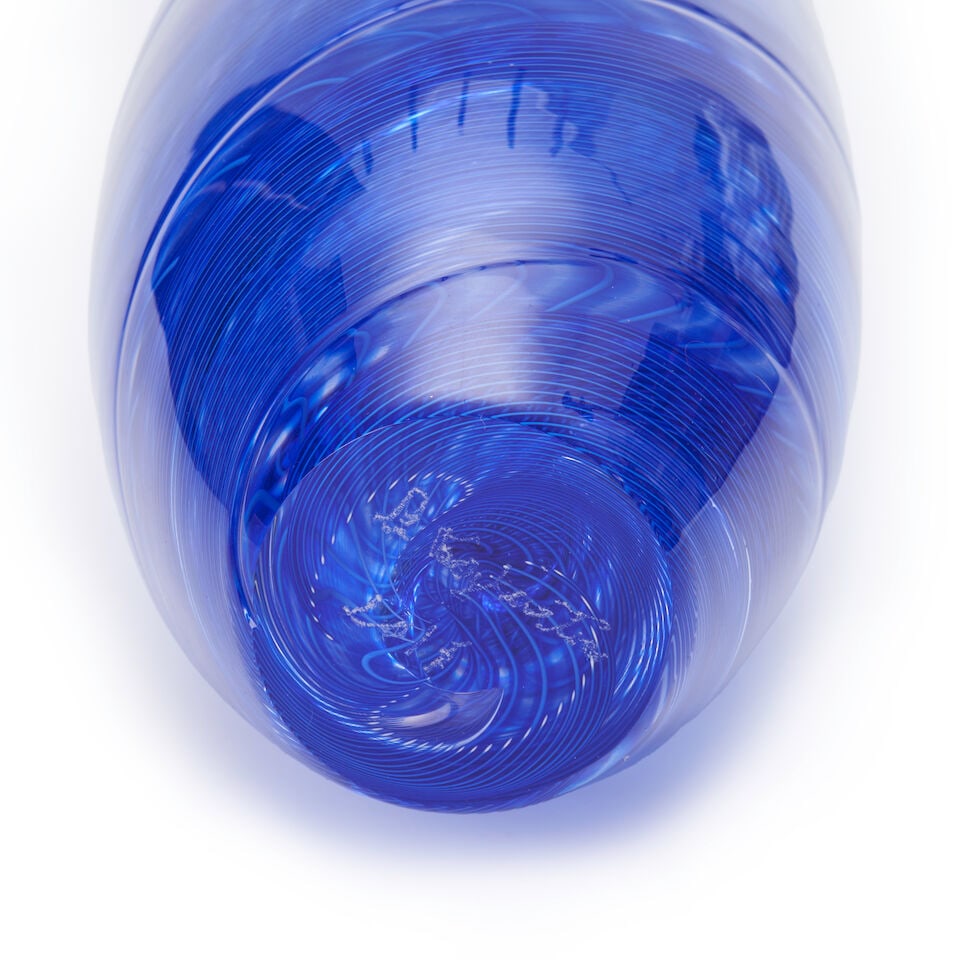 LINO TAGLIAPIETRA (B. 1934) 'SPIRALE' Italy, dated 2017, mouth-blown glass, artist's signature a... - 3