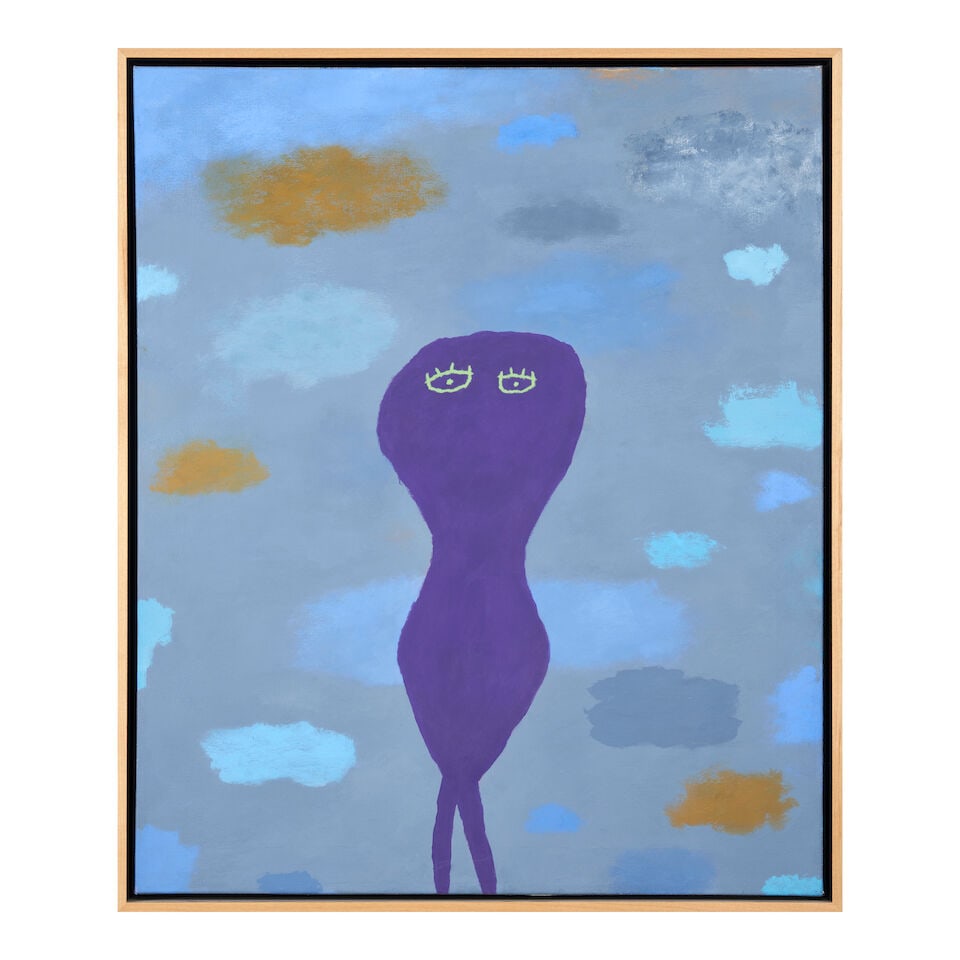 TODD STODDARD MCKIE (B. 1944) 'LOOK UP AND LIVE' Massachusetts, dated 2015, flashe on canvas, id... (1 of 3)