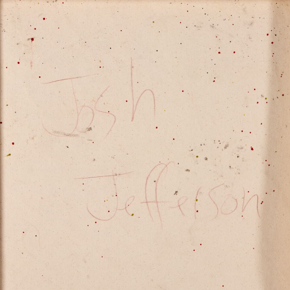 JOSH JEFFERSON (B. 1977) 'PICKLE VORTEX I' Massachusetts, dated 2018, acrylic and flashe on canv... - 2