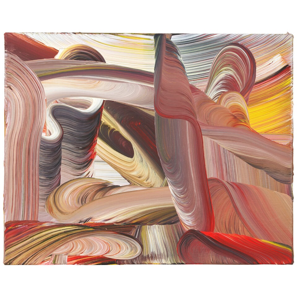 JOSH JEFFERSON (B. 1977) 'ROLLING AND TUMBLING' Massachusetts, dated 2023, acrylic and flashe on... (1 of 2)