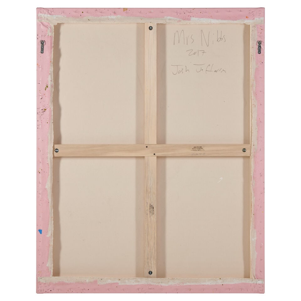 JOSH JEFFERSON (B. 1977) 'MRS. NIBBS' Massachusetts, dated 2017, acrylic and flashe with applied... - 3