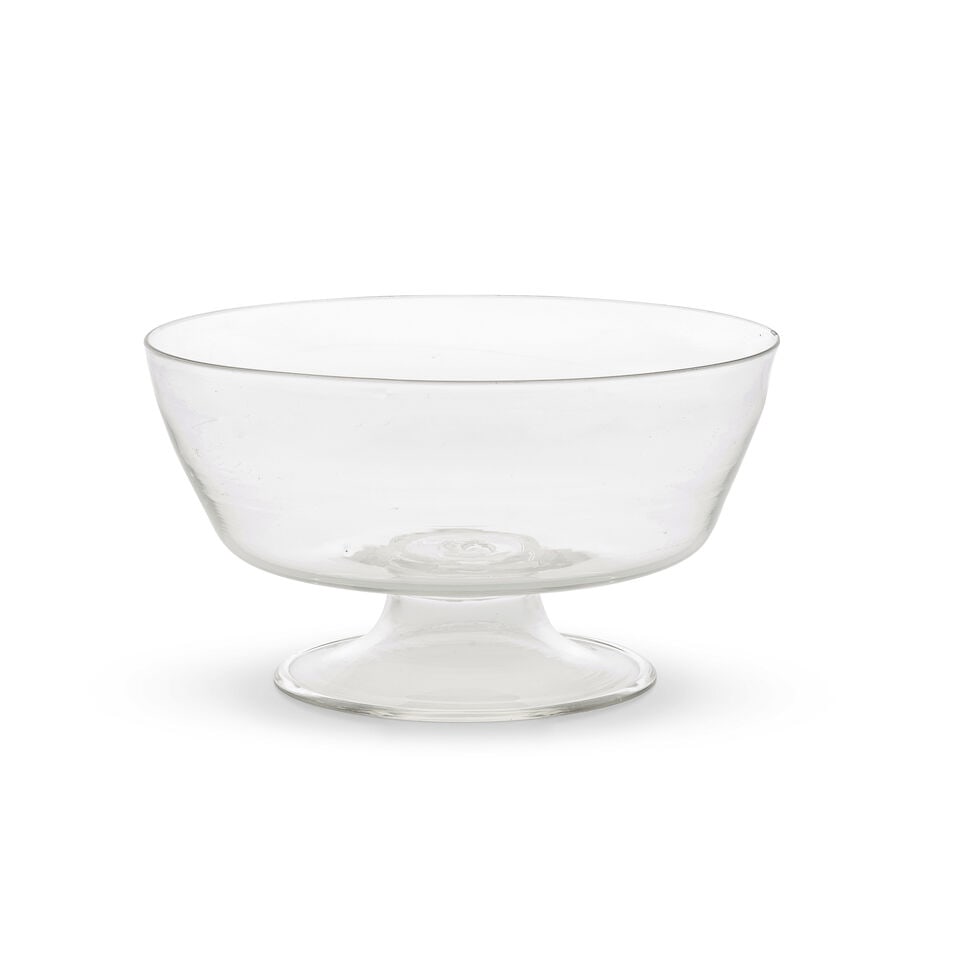 A glass punch bowl, mid-18th century (1 of 1)