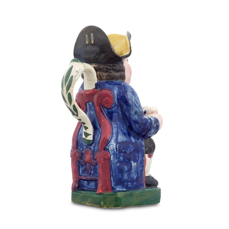 A rare Portobello type 'Postillion' Toby Jug, circa 1820-40 - 2