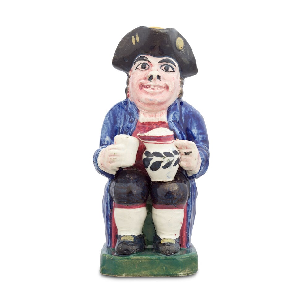 A rare Portobello type 'Postillion' Toby Jug, circa 1820-40 - 3