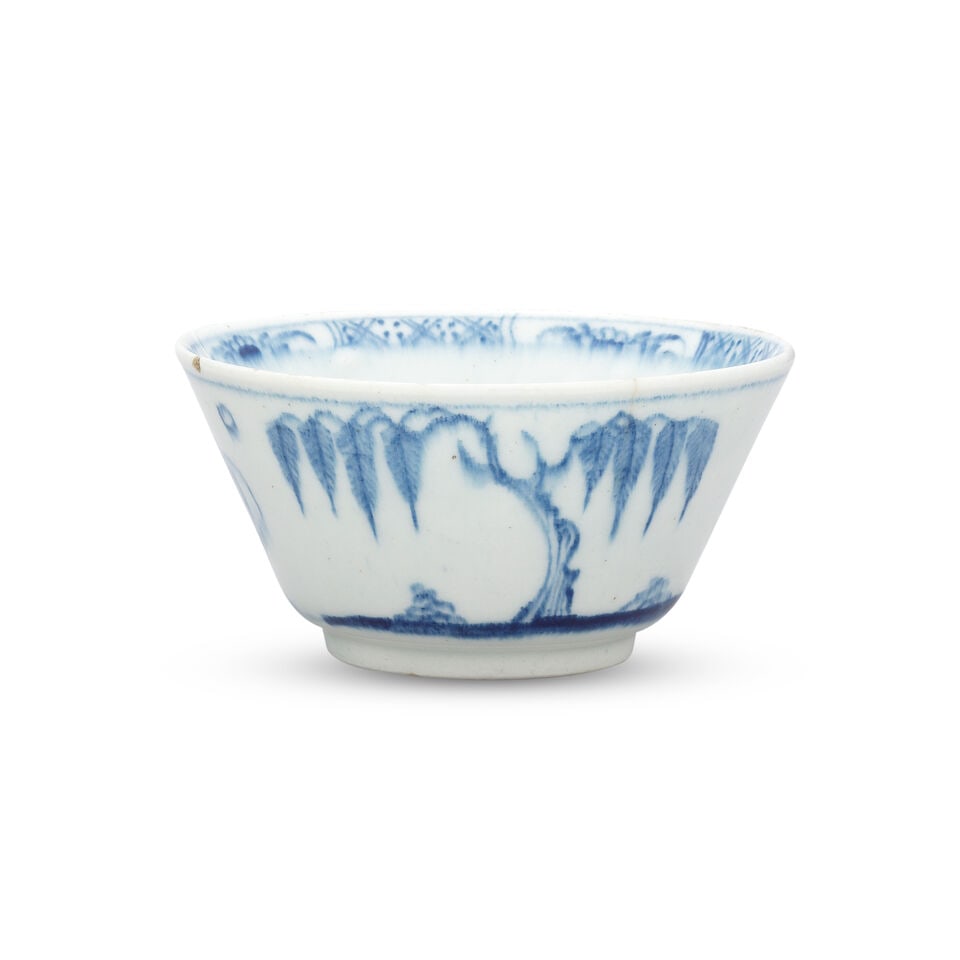 A rare Bow conical bowl, circa 1756-58 - 3