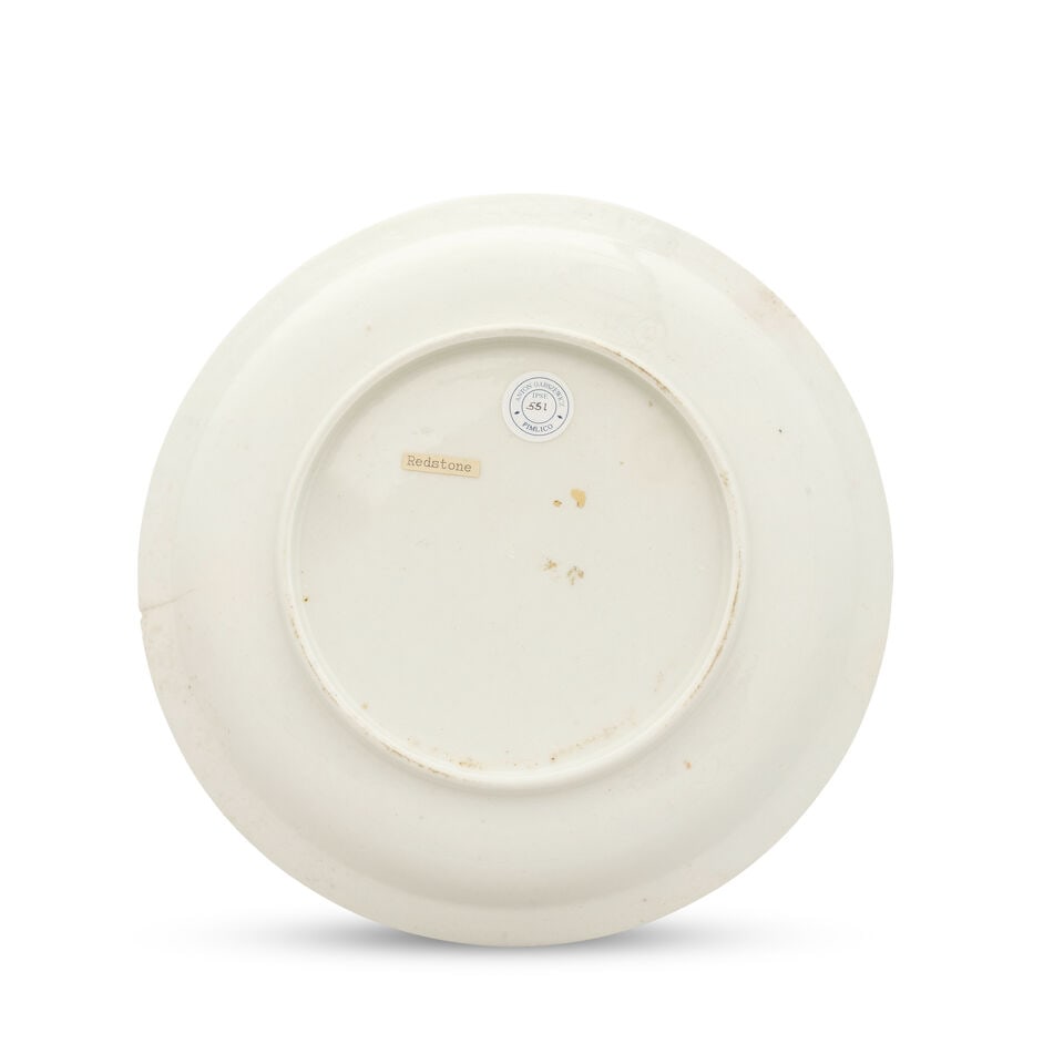 An unusual Bow plate, circa 1756-58 - 2