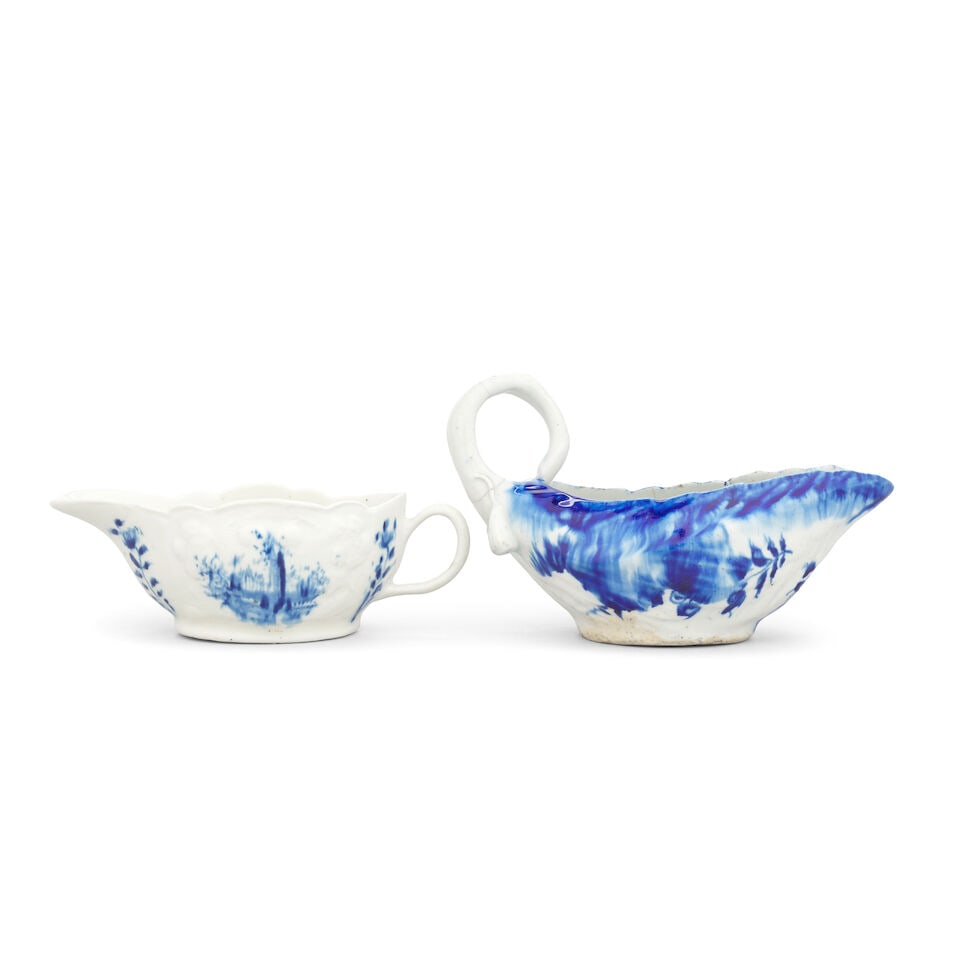 Two West Pans sauceboats, circa 1764-77 - 2