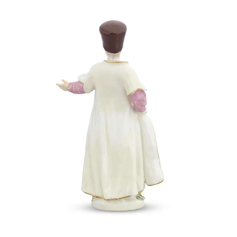 A rare Chelsea figure of a Turk, circa 1753-55 - 2
